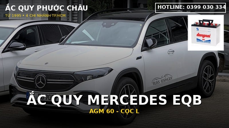 Thay bình ắc quy Mercedes EQB hết bao nhiêu tiền? Mã AGM 60