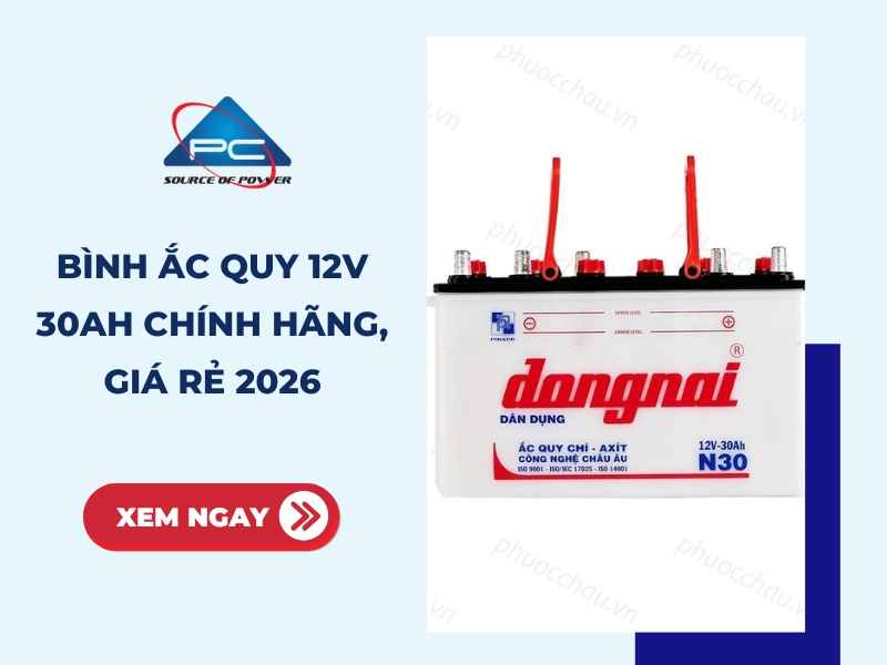 Ắc quy 12V - 30Ah