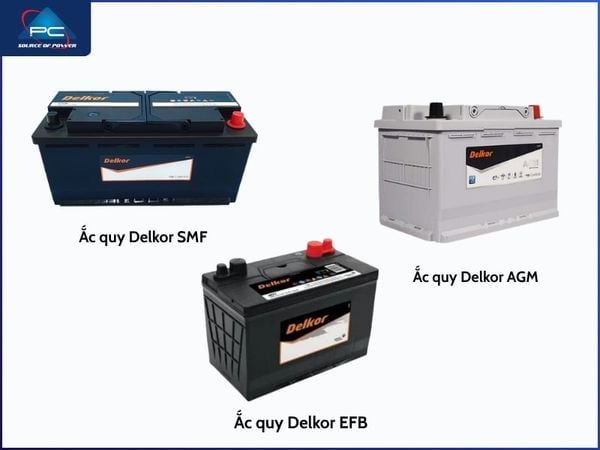 Phân loại ắc quy Delkor theo công nghệ chế tạo