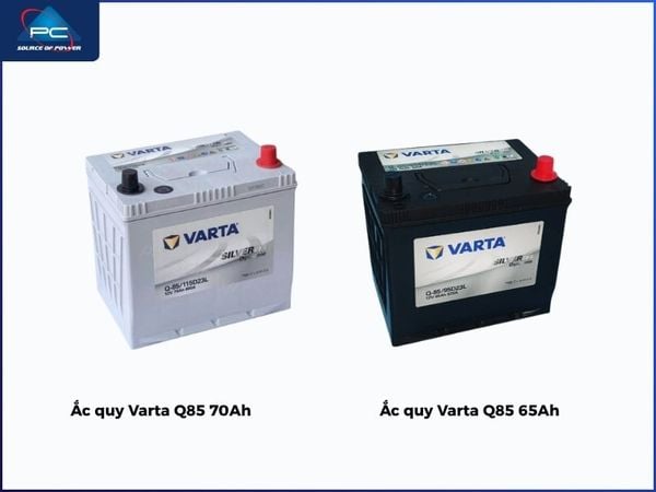 so sánh ắc quy varta q85 65ah và 70ah​