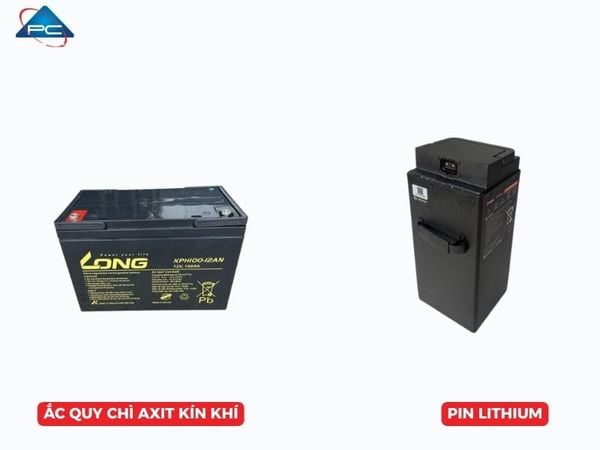 so sánh ắc quy chì và pin lithium cho xe máy điện