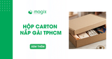 Hộp carton nắp gài TPHCM: Cách chọn đúng loại cho nhu cầu đóng hàng