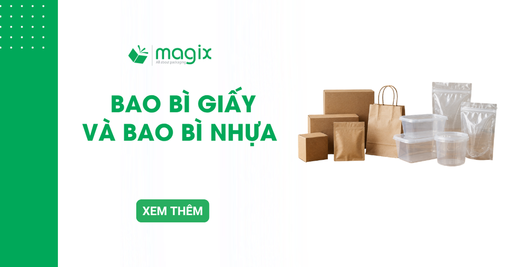 Bao bì giấy và bao bì nhựa – So sánh chi tiết cho doanh nghiệp