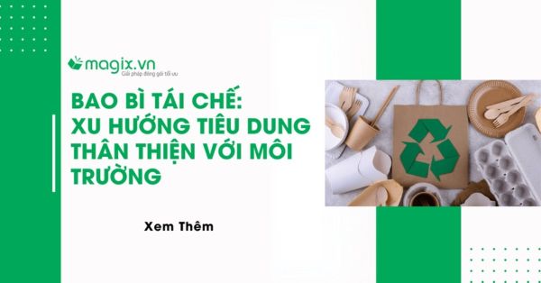 Bao bì tái chế: Xu hướng tiêu dung thân thiện với môi trường