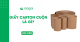 Giấy carton cuộn là gì? Cấu tạo, phân loại và ứng dụng thực tế
