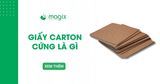 Giấy carton cứng là gì? Ưu nhược điểm và ứng dụng thực tế