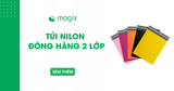 56 túi nilon đóng hàng 2 lớp, combo 100 túi giá tốt tại Magix.vn