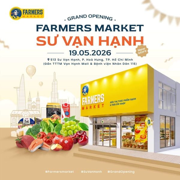 Farmers Market Quận 10 Khai Trương – Hàng Ngàn Ưu Đãi Giá Chỉ Từ 9K