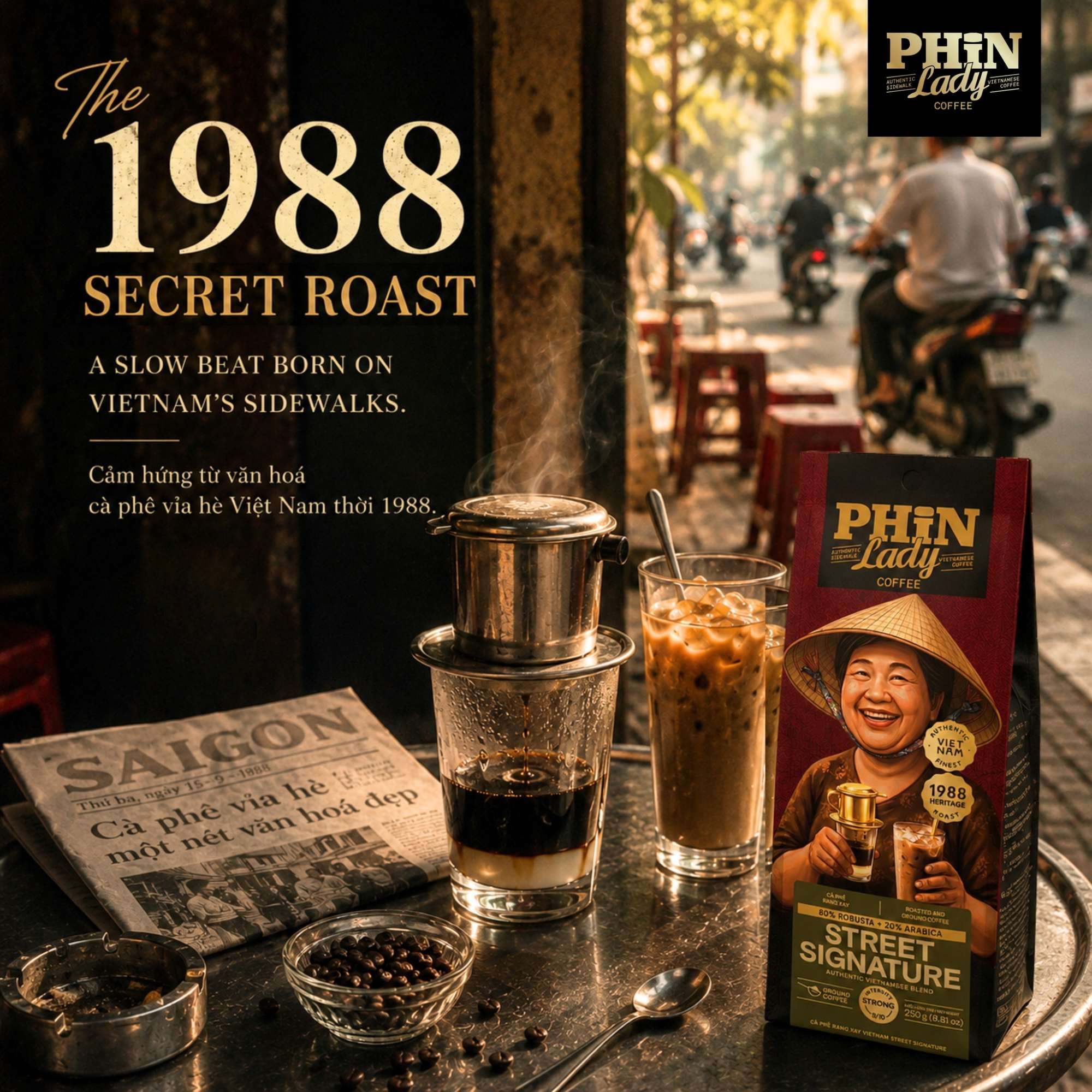 Phin Lady Coffee – Tinh Hoa Cà Phê Việt Trong Diện Mạo Hiện Đại