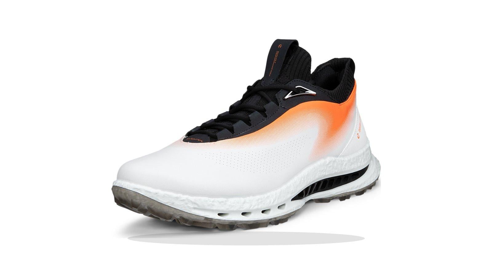 Giày golf ECCO BIOM C5 bản dây buộc trắng phối đen và cam