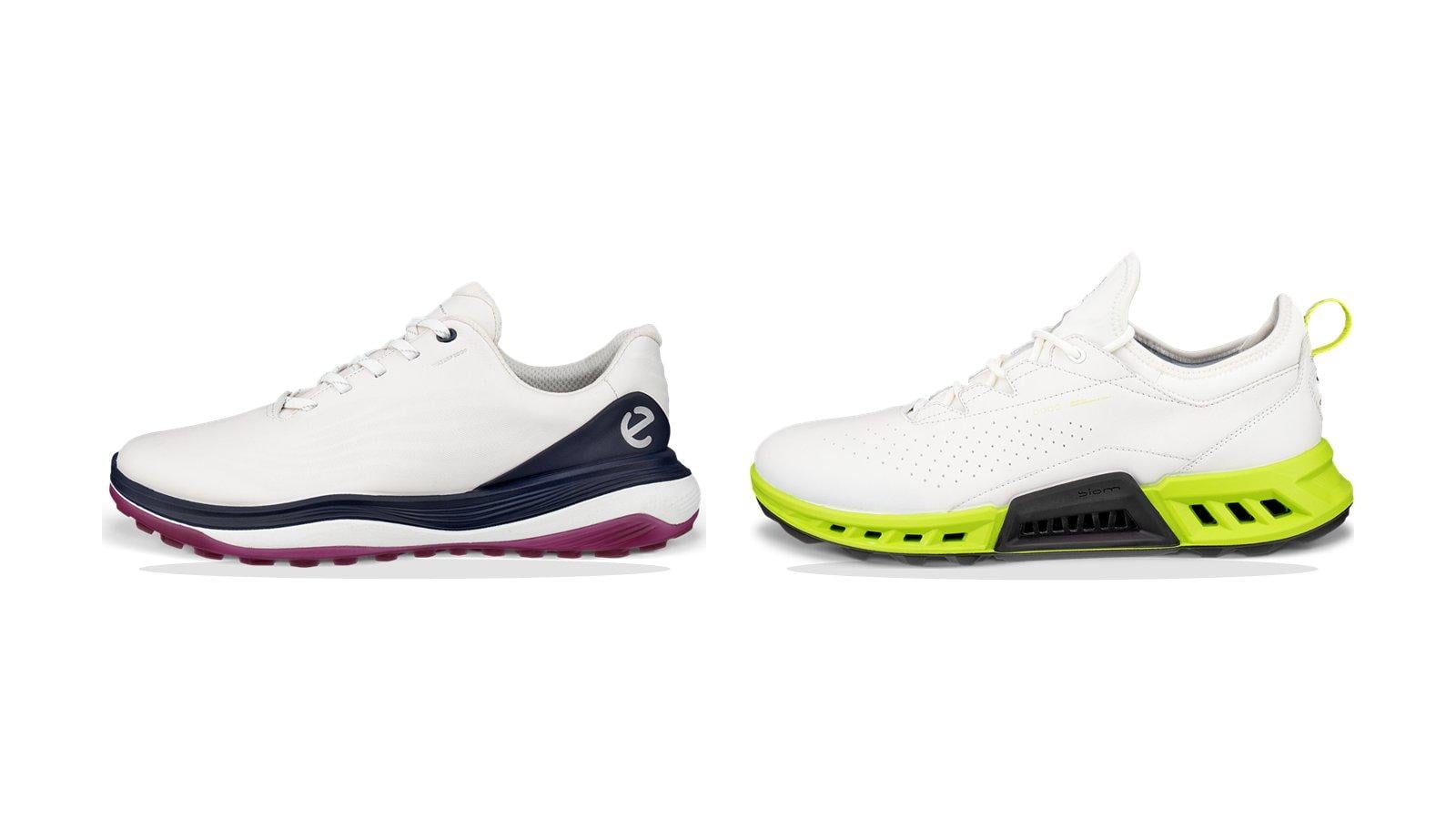 Hai mẫu giày golf ECCO Golf LT1 và BIOM C4
