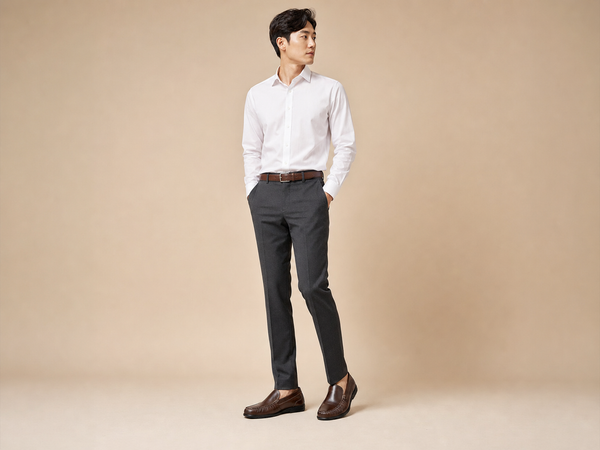 Giày lười phối quần âu