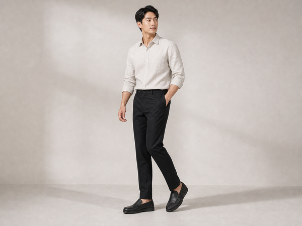 phối đồ với giày lười