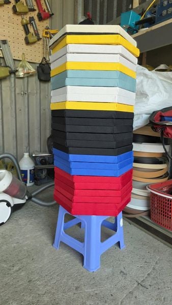 Combo 10 Tấm Tiêu Âm Vải Nỉ Hình Lục Giác Có Keo Dán