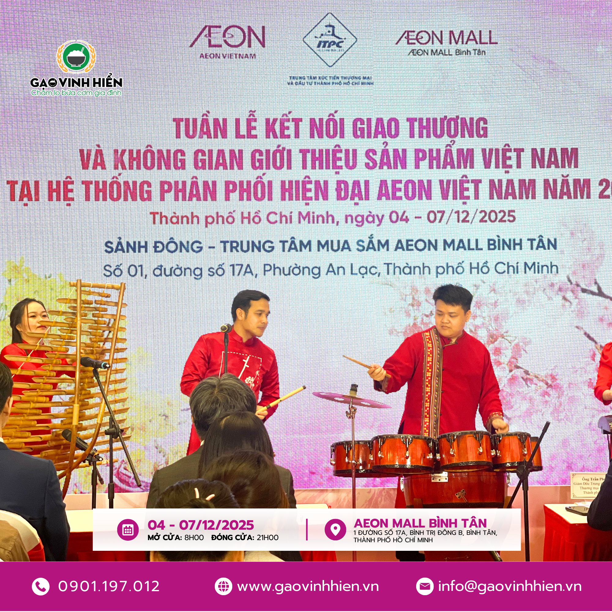 Gạo Vinh Hiển Tại Tuần Lễ Kết Nối Giao Thương Việt Nam 2025