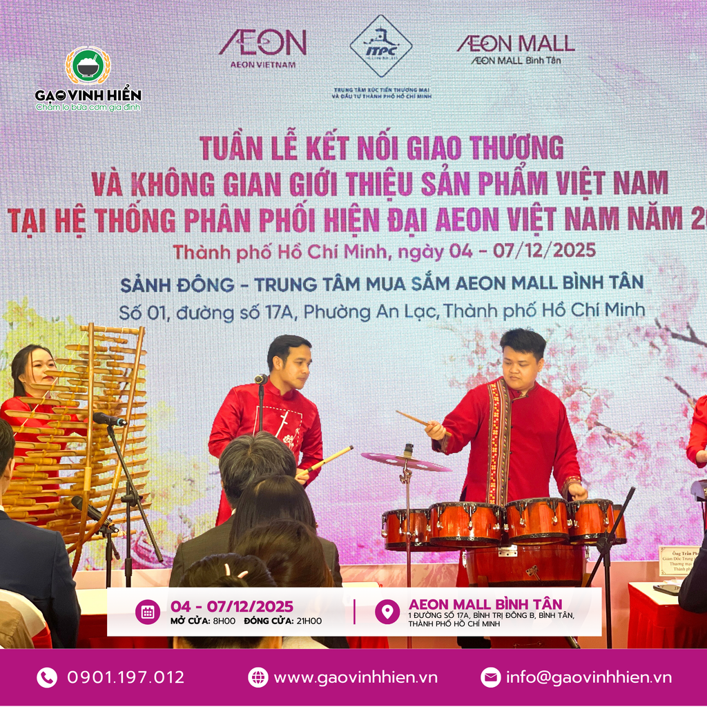 Gạo Vinh Hiển Tại Tuần Lễ Kết Nối Giao Thương Việt Nam 2025