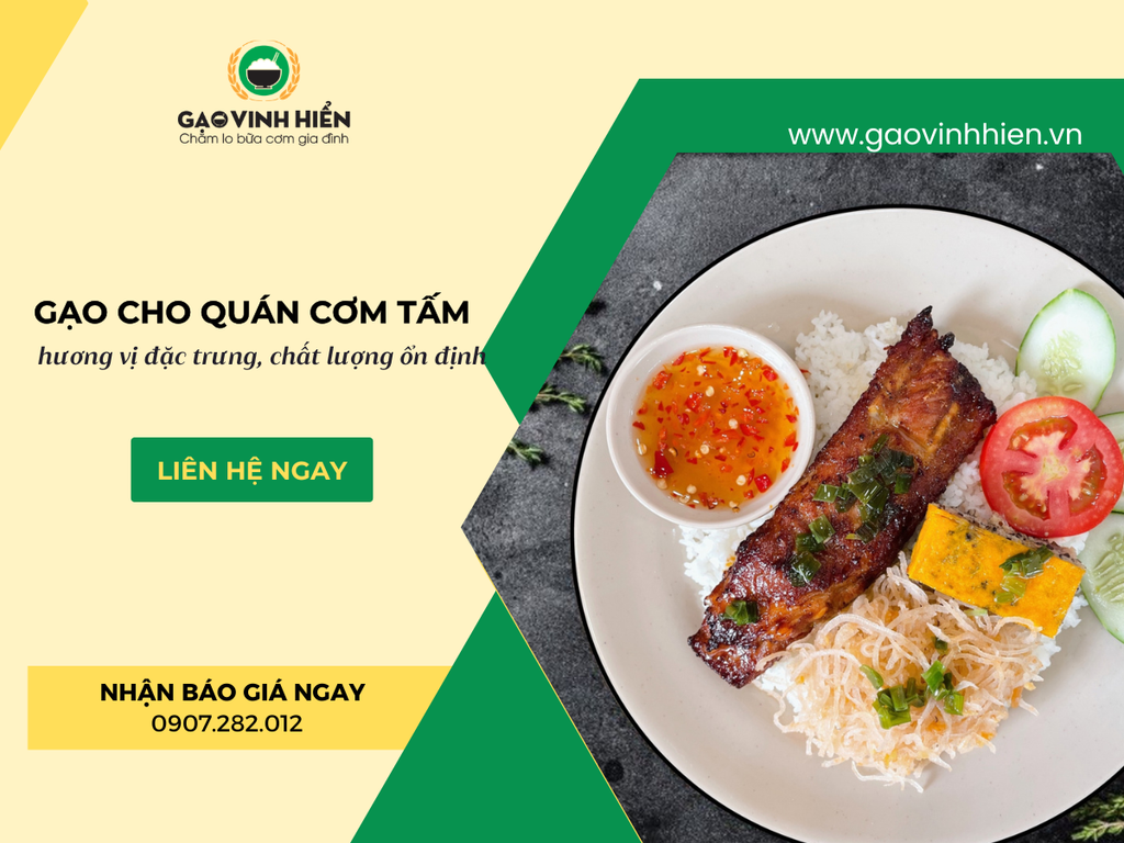 Gạo Cho Quán Cơm Tấm: Bí Quyết Giữ Cơm Mềm, Ráo, Hạt Tơi Và Ổn Định Mỗi Ngày