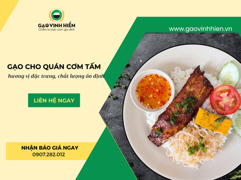 Gạo Cho Quán Cơm Tấm: Bí Quyết Giữ Cơm Mềm, Ráo, Hạt Tơi Và Ổn Định Mỗi Ngày