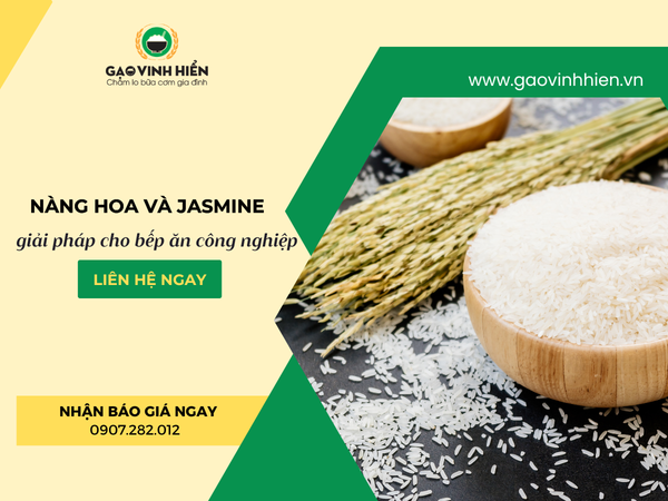 NÀNG HOA VÀ JASMINE: GIẢI PHÁP NÀO CHO QUÁN CƠM, BẾP ĂN CÔNG NGHIỆP