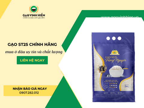 MUA GẠO ST25 CHÍNH HÃNG Ở ĐÂU? NHỮNG ĐIỀU CẦN BIẾT TRƯỚC KHI MUA