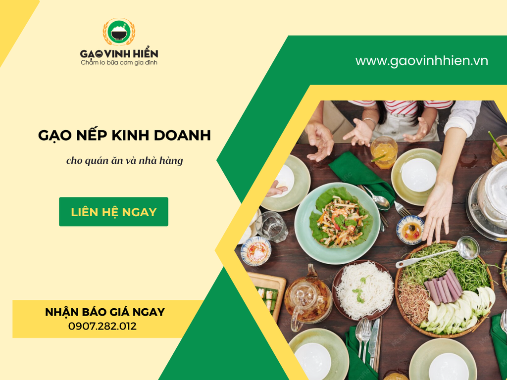 CHỌN GẠO  NẾP CHO QUÁN ĂN, NHÀ HÀNG: BÍ QUYẾT TỐI ƯU CHI PHÍ VÀ CHẤT LƯỢNG