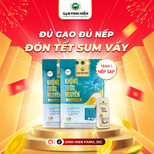 MUA GẠO TẶNG NẾP - NGÀY TẾT SUM VẦY CÙNG GẠO VINH HIỂN