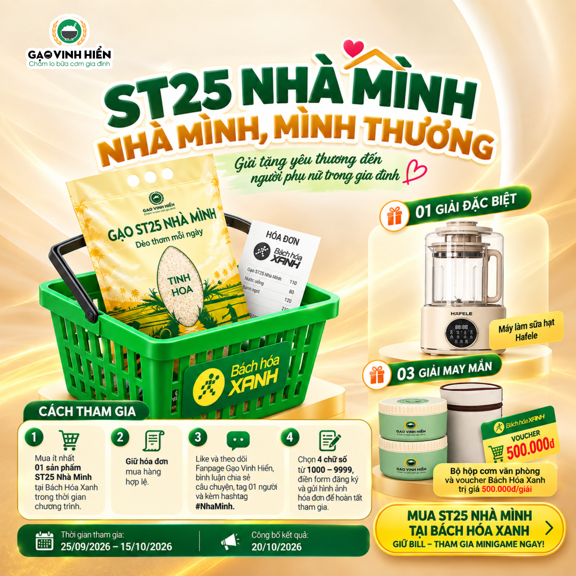 Minigame 20/10: ST25 Nhà Mình, Mình Thương – Kể Chuyện, Gửi Lời Thương