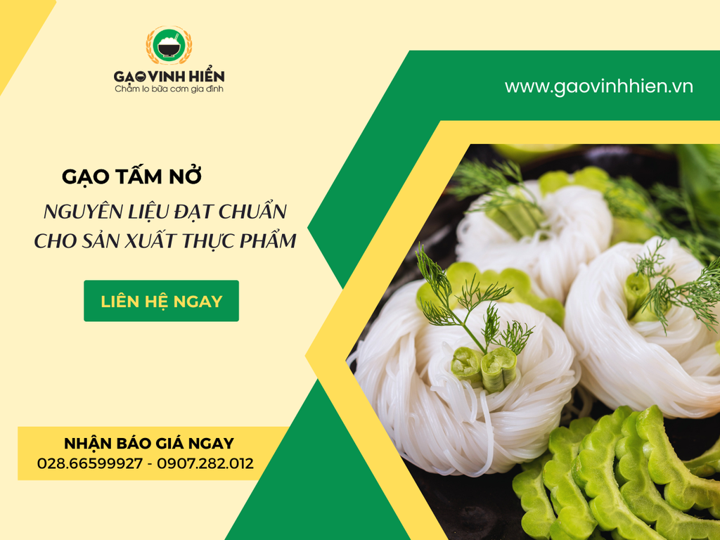 GẠO TẤM NỞ LÀ GÌ? NGUYÊN LIỆU CHUẨN CHO SẢN XUẤT THỰC PHẨM TỪ GẠO