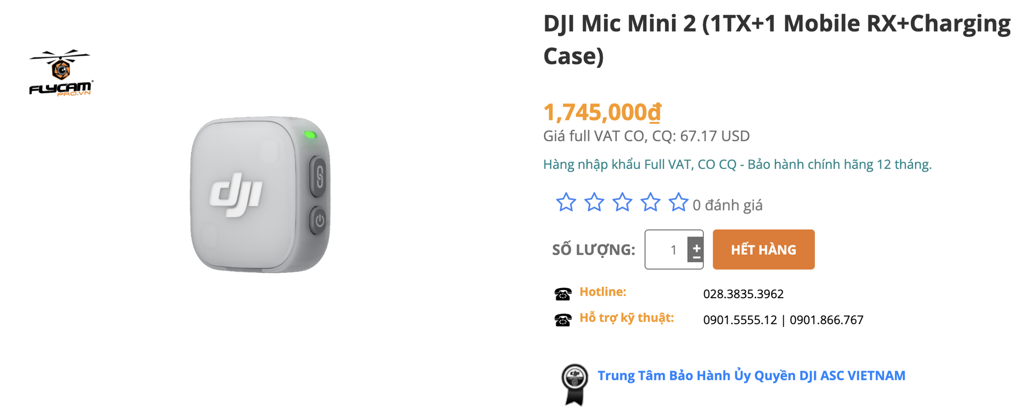 DJI mic chính hãng