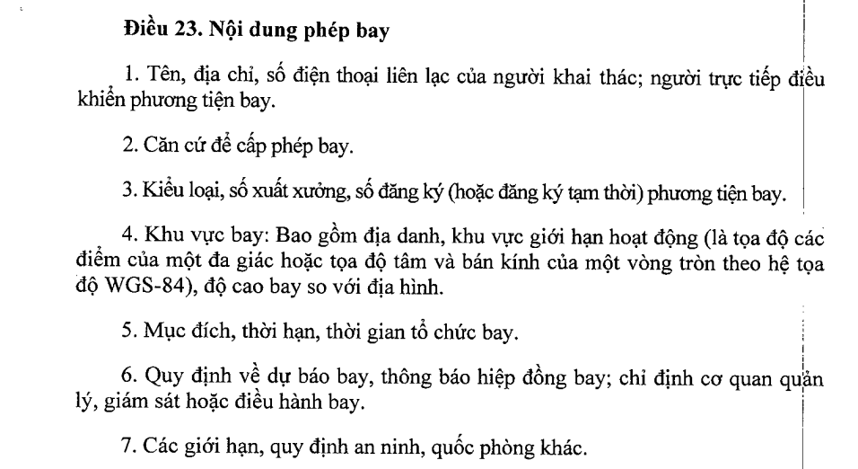 Giấy phép bay