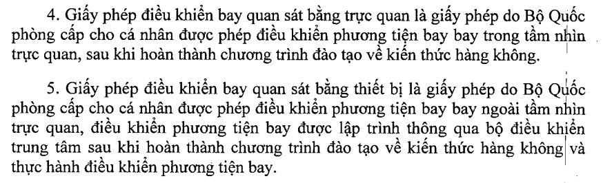 Giấy phép bay
