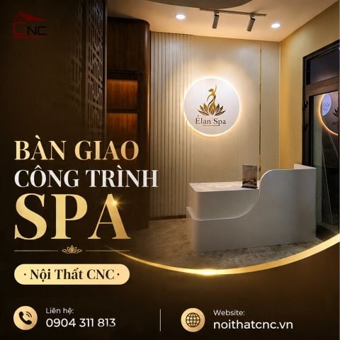 Hoàn Thiện Và Bàn Giao Vách Trang Trí Spa Tại Cityland Gò Vấp