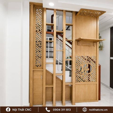 Lam Gỗ Kết Hợp Trang Thờ Treo – Giải Pháp Đẹp Và Tinh Tế Cho Không Gian Thờ