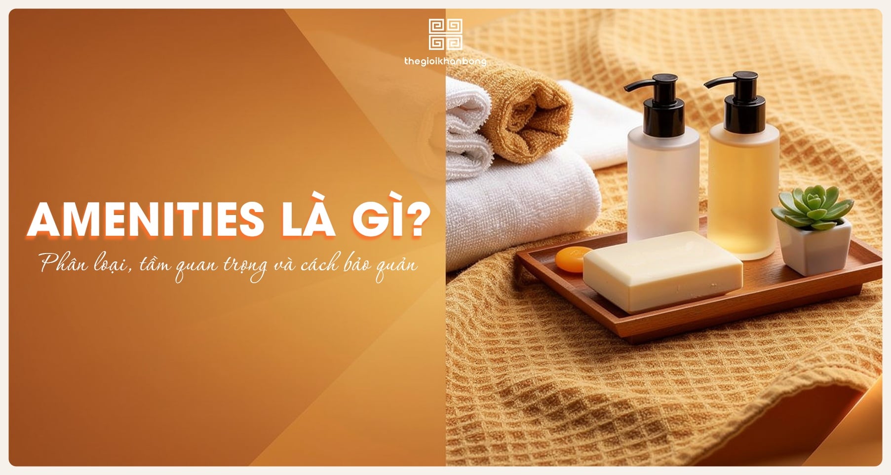 Amenities là gì? Phân loại, tầm quan trọng và cách bảo quản