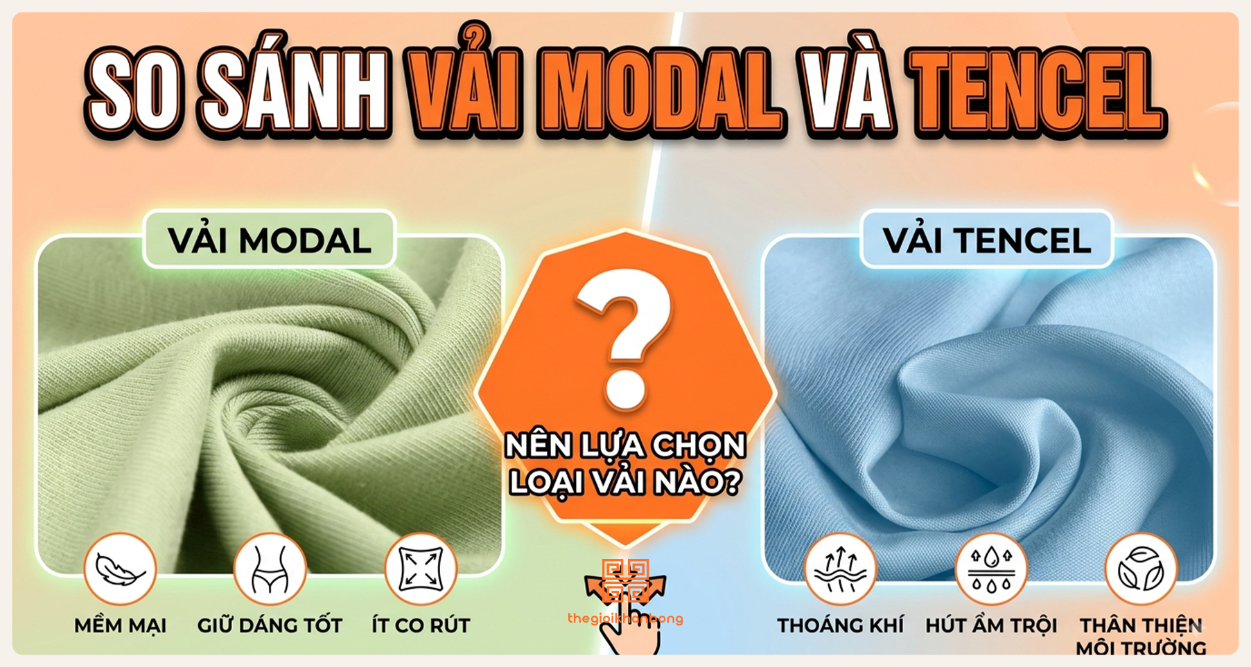 So sánh vải Modal và Tencel: Nên lựa chọn loại vải nào?