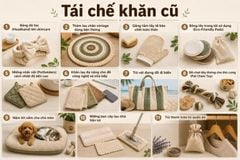 11+ ý tưởng tái chế khăn cũ đơn giản, độc đáo