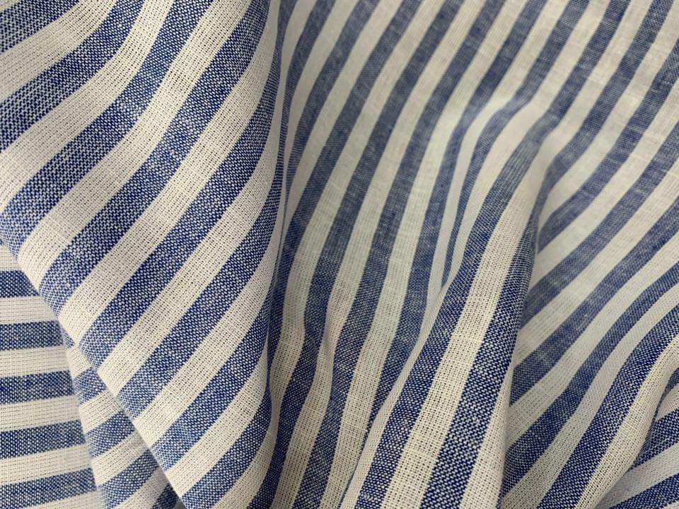 Vải linen sọc là gì? Ưu nhược điểm, bảng giá và ứng dụng