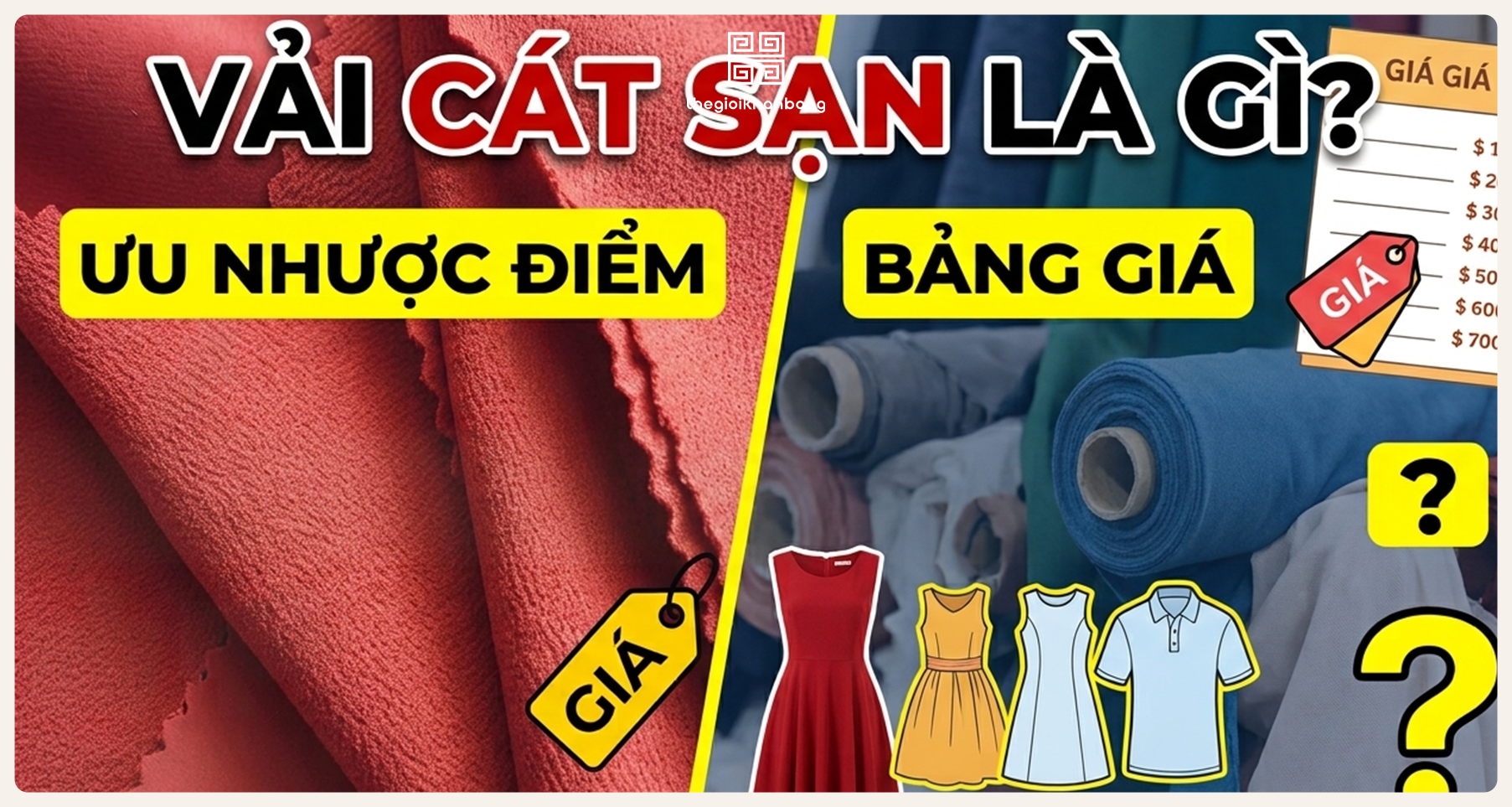 Vải cát sạn là gì? Ưu nhược điểm, bảng giá và ứng dụng