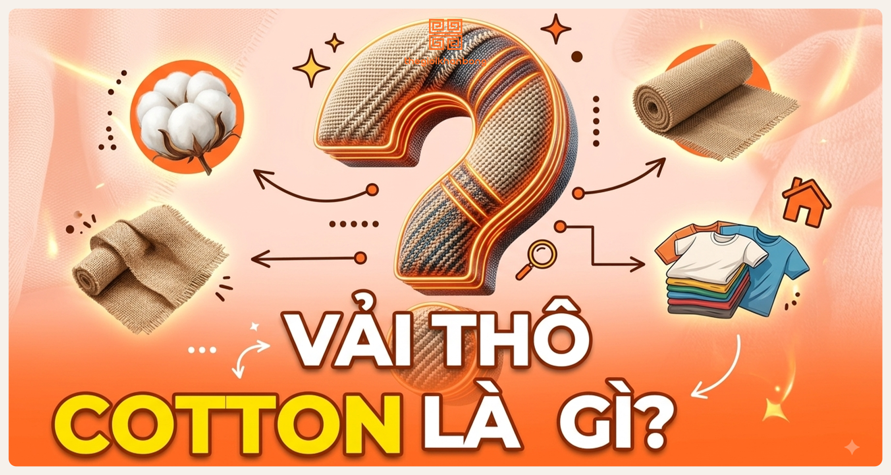 Vải thô cotton là gì? Phân loại, ưu nhược điểm và ứng dụng