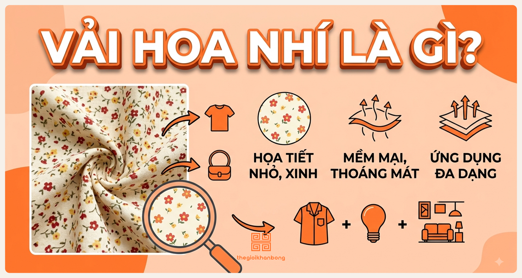 Vải hoa nhí​​ là gì? Ưu nhược điểm, bảng giá và ứng dụng