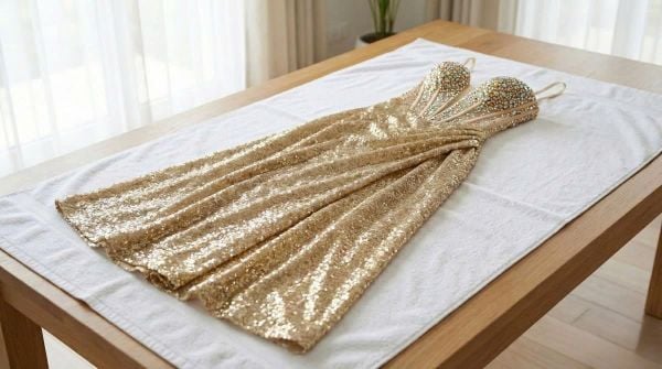 vải sequin