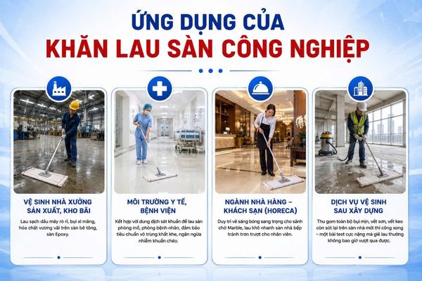 khăn lau sàn công nghiệp