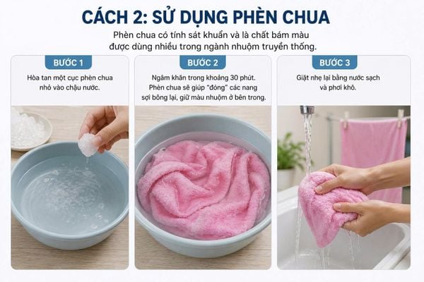 khăn bị ra màu có dùng được không