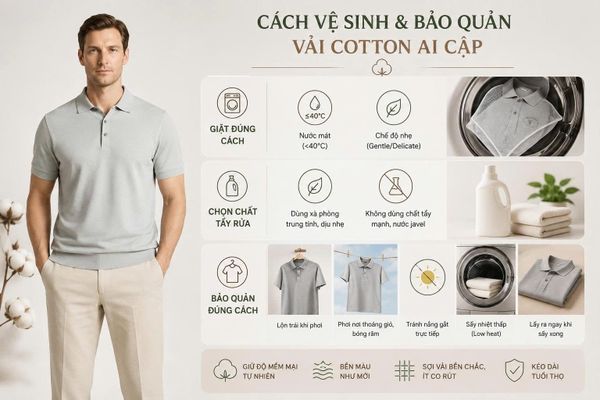 vải cotton Ai Cập