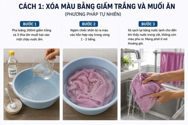 khăn bị ra màu có dùng được không