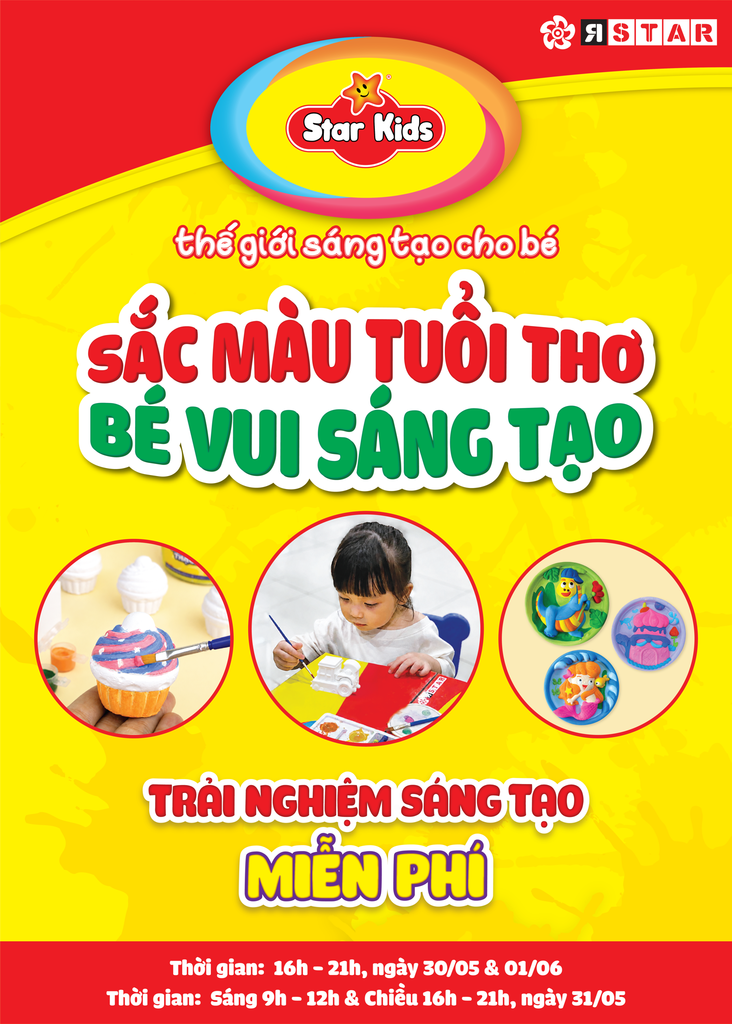 DẤU ẤN CHƯƠNG TRÌNH “SẮC MÀU TUỔI THƠ” CÙNG R STAR