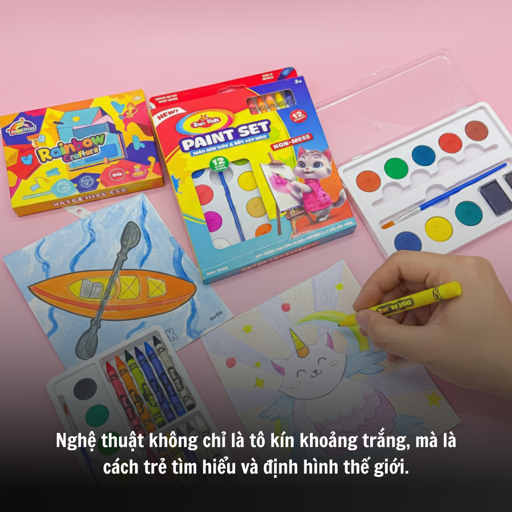 Dự Án Tô Vẽ Cho Bé: Kết Nối Cảm Xúc & Tư Duy Cùng Star Kids