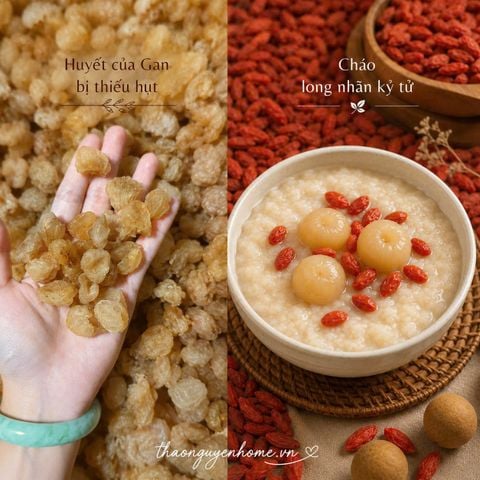 Cháo long nhãn kỷ tử