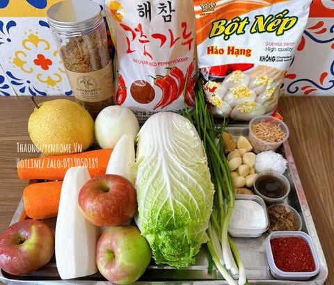 Kim chi táo lê là món lên men cực kỳ tốt cho sức khoẻ đặc biệt là RUỘT!!!