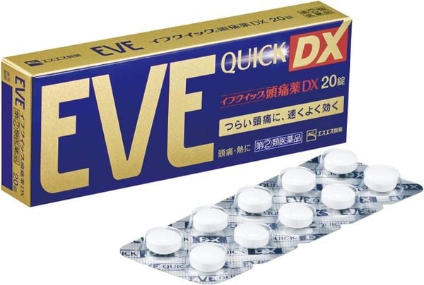Viên uống giảm đau hạ sốt Eve Quick DX Nhật Bản